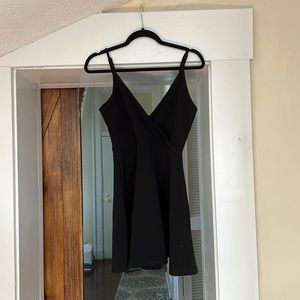 Black mini dress